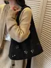 Estilo Coreano Bolso Sencillo para Suegra Bolso de Axila Nuevo Estilo para Mujer Bolso Tote de Gran Capacidad para Viajes Casual Bolso de Hombro con Textura