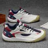 Sapatos Casuais Esportivos de Malha Color Block Verão 2026 Versátil Leve Confortável Estilo de Treinamento Alemão Sapatos Masculinos