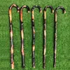 Bengala para Idosos, Madeira de Rattan Premium, Bastão de Caminhada, Bengala, Madeira Maciça Vintage de Uma Peça, Almofada Antiderrapante, Rattan, Robusto
