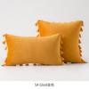 Cross-border ins Estilo Tassel Super Soft Lisi Velvet Almofada Handmade Bohemian Velvet Capa Almofada