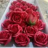 Flor de Jabón de 5 Capas Cabeza de Flor Grande Flor de Rosa Día de San Valentín Día de la Madre Ramo de Flores de Jabón Caja de Regalo Decoración DIY