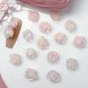 Livro Vermelho Pequeno com Pó Fino Brilhante Acessórios para Unhas Artísticas Bolsa de Materiais Acessórios para Unhas Artísticas Borboleta Luminosa Acessórios para Brincos DIY