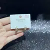 Pendientes de Serie de Diseño Original con Agujas de Plata S925, Galvanizado Ecológico, Moda Versátil de Lujo Ligero de Nicho Venta Directa