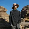 Roupas de secagem rápida para atividades ao ar livre na primavera e no verão, camiseta de manga longa com proteção solar, unissex, corte solto, versátil para esportes, caminhadas ao ar livre, roupas casuais para treino