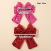 Pinza para el pelo popular transfronteriza con lazo de lentejuelas para niños, versátil para todas las estaciones, accesorio para el pelo de actuación y baile para niñas, accesorio para la cabeza de bebé