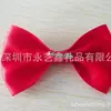 6x 10cm corbata de moño hecha a mano moño cinturón de poliéster moño para ropa juguete accesorios de ropa