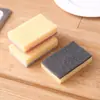 Esponja para Lavar Platos Transfronteriza Pad Limpiador de Cocina Paño Limpiador para Ollas Antiadherentes Absorción de Agua Esponja de Algas de Doble Cara Paño Limpiador para Eliminar Grasa