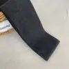 Leggings de Pierna Recta de Algodón 1200d Ropa Exterior de Mujer Otoño e Invierno Pantimedias de Cintura Alta Pantalones Cálidos con Hilo Pantalones de Cachemira
