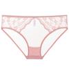 Ropa Interior Sexy para Mujer Transfronteriza Encaje Hueco Ultra Fino Francés Algodón Puro en la Entrepierna Levanta Glúteos Cintura Baja Bragas