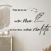 Frases Inspiradoras en Inglés Pegatinas de Pared de Plumas Decorativas Sala de Estar Entrada Dormitorio Pintura Autoadhesiva Pegatinas de Pared Removibles de PVC