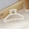 Pinza de Metal Estilo Coreano para la Parte Posterior de la Cabeza, Pinza de Tiburón al Mayoreo, Pinza Grande para el Cabello, Accesorio para el Cabello, Pinza para el Cabello de Perlas
