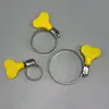 Grampo aperto grampo manípulo grampo de tubo de drenagem anel de aço inoxidável estrutura clip de fixação de grampo de tubo de exaustão de fumaça
