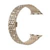 Adecuado para Apple Applewatch Watch iWatch Correa Cadena Siete Diamantes Hebilla Mariposa Metal Cobre Correa