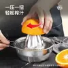 Exprimidor Manual de Acero Inoxidable No Magnético con Filtro, Exprimidor de Naranjas y Limones, Olla Pequeña para Cocinar Fideos y Hacer Jugo