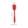 Set de silicona para hornear de 6 piezas todo incluido raspador de crema para pasteles espátula larga espátula T pequeña brocha para aceite cuchillo para mantequilla