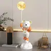Luxo Leve Celebridade da Internet Urso Violento Mesa de Centro para Desktop Armário de Vinho Ornamento de Sala de Estar Decoração de Sala de TV e Sofá Inauguração de Casa