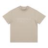 Camiseta de manga corta holgada informal con letras ESENCIALES de High Street para hombre y mujer, ideal para parejas, con el tema de la NIEBLA de FEAR OF GOD.