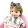 Faixa de cabelo de nylon atada para crianças torção arco headband europeu e americano baby cocar decorativo flor infantil foto headband