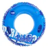 Flotador Inflable para Adultos Modelo Nuevo Transfronterizo, Diseño de Cielo Estrellado Azul Engrosado, Flotador Inflable de Doble Cámara de Aire con Asas, Flotador para Axilas