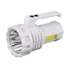Linterna potente recargable para exteriores ultrabrillante de largo alcance lámpara portátil xenón larga duración para el hogar gran capacidad reflector