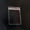 Sacos Auto-Selantes de PVC Transparente em Estoque, Sacos para Joias, Sacos de Aperto Artesanais, Sacos para Armazenamento de Joias e Colecionáveis, Sacos para Embalagem de Acessórios