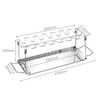 Rejilla para Piernas de Pollo para Barbacoa de Acero Inoxidable de Gran Venta Transfronteriza, Herramientas para Barbacoa al Aire Libre, Parrilla Plegable, Rejilla Portátil para Barbacoa