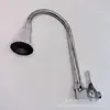 Grifo de lavabo, agua fría solamente, aleación de zinc, montado en la pared para balcón, grifo giratorio universal para lavabo de lavandería, cabezal a prueba de salpicaduras
