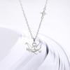 Collar Colgante de Grulla de Papel Estilo Nuevo Lujo Ligero Moderno Versátil Sensación de Alta Gama Mismo Estilo que Jackson Yee Cadena para la Clavícula