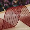 Ponto de salto cinto listrado cinto de gaze de neve diy Acessórios de cabelo Hu ground embalagem de presente para roupas teia decorativa de aromaterapia