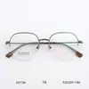 Armazón para Gafas de Miopía Japonés y Coreano Ultraligero Retro Media Montura Montura Redonda Marco Ultraligero de Borde Delgado de Titanio Tendencia Literaria para Hombres y Mujeres Venta al por Mayor