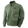 7908 chaqueta de vuelo de primavera y otoño moda mediana edad color sólido guapa chaqueta de hombre uniforme de béisbol americano hombre