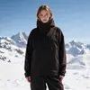 Gabardina estilo europeo y americano, cortavientos casual con capucha para primavera y otoño, prenda exterior de moda multibolsillos, chaqueta de esquí, ropa de mujer transfronteriza