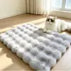 Alfombra de Peluche para Mascotas Conejo Burbuja Calidez Otoño e Invierno Universal para Perros y Gatos Cojín de Felpa Antideslizante Venta Directa de Fábrica Dropshipping