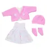 Roupas de Boneca de Pelúcia de Inverno Novas de 18 polegadas para Bonecas American Girl, Roupas e Acessórios de Boneca Estilo Chanel Atacado
