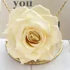 Nuevo producto transfronterizo: flores de rosa artificiales para arreglos de boda, decoraciones de pasillo, decoraciones de recepción de hotel y capullos de flor para decoración de pared