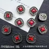 Nueva Caja Mágica Cuadrada de Diamantes Multicolor Espaciadores para Cubos de Azúcar de Ocho Agujeros Cuentas para Pulsera DIY Cadena Accesorios de Joyería