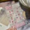 Adesivos de Arte para Unhas com Glitter DIY Adesivos Doces Brilhantes para Unhas Lantejoulas Padrão de Lã Material de Joalheria Acessórios de Unha Usáveis