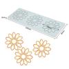 Chips ocos Margarida Lótus Caleidoscópio Flip Açúcar Renda Silicone Pad DIY Baking Plate Cozinha Molecular Decorativa