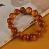Pulseira Redonda de Contas de Cipreste Taihang Envelhecido Alto Teor de Óleo 15,18,20 Círculo Único Pulseira Transparente para Homens e Mulheres