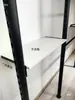 Acessórios para Suporte de Exibição de Roupas e Adereços, Suporte de Prateleira de Vidro Coluna Redonda Ajustável