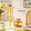 Bonito estante de almacenamiento para tazas con forma de signo de interrogación, portavasos con forma de árbol, estante para tazas de café y té de mesa, estante creativo para colgar tazas