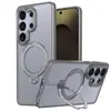 Funda Giratoria Magnética para Samsung s27ultra Aplicable en Amazon Soporte de Rotación 360 s26u Tacto de Piel