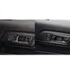 Adecuado para Ford Mustang Mustang decoración de fibra de carbono panel de puerta interior manija pegatina accesorios de modificación de interior de coche