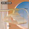 Percha de acrílico para niña percha color rosa cristal percha transparente de plástico sin costuras para el hogar percha de armario venta al por mayor