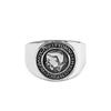Anillo de Figura Punk Retro Estatua Diamante Cruz para Mujer Moda Desgastada Abierto Popular en Internet Callejero Fotográfico Anillo Distintivo