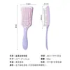 Peine de Pelo Esponjoso con Diseño de Corona Alta, Peine Hueco Masajeador Antiestático Autolimpiable Desmontable para Mujeres