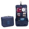 Bolsa de almacenamiento de viaje de nuevo color, bolsa de lavado con gancho, bolsa de almacenamiento colgante, bolsa de cosméticos, bolsa organizadora portátil plegable