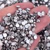 Adesivos de broca de unha de diamante de resina plana transfronteiriça multicoloridos pacote pequeno mil diy manicure telefone celular material de acessórios de cabelo