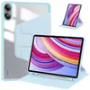 Capa Protetora Vermelha para Redmi Pad Pro 12.1 Acrílico Rotativa Cobertura Total Traseira 2024 Slot para Caneta