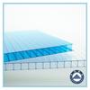 Placa Solar Azul Lago 10mm Proteção UV PC Placa Solar Oca